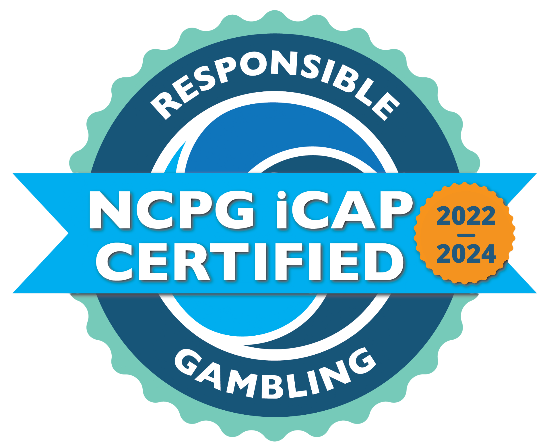 Responsible Gambling NCPG iCAP Certified 2022-2024