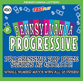 Progressive Top Prize Starts At $500,000!